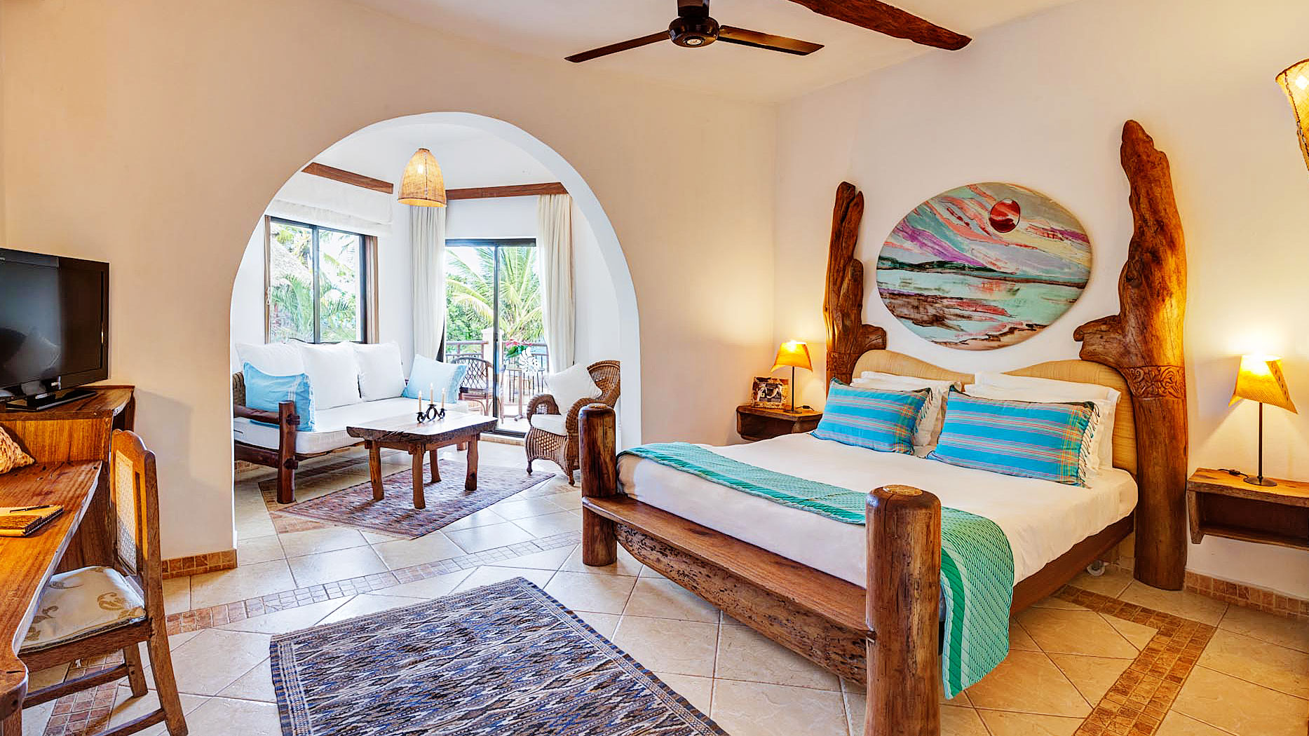 Afrochic Ocean View Deluxe Room