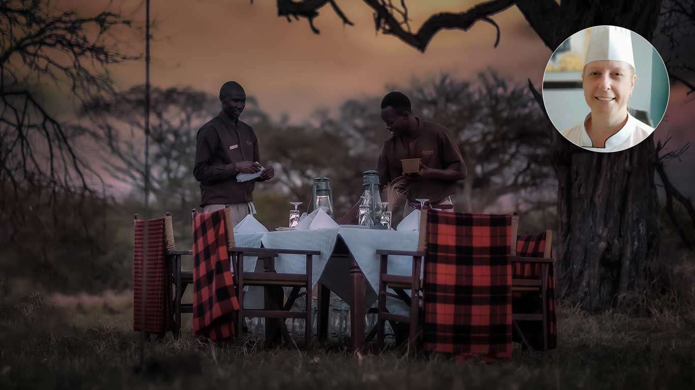 Setting Up Bush Dinner