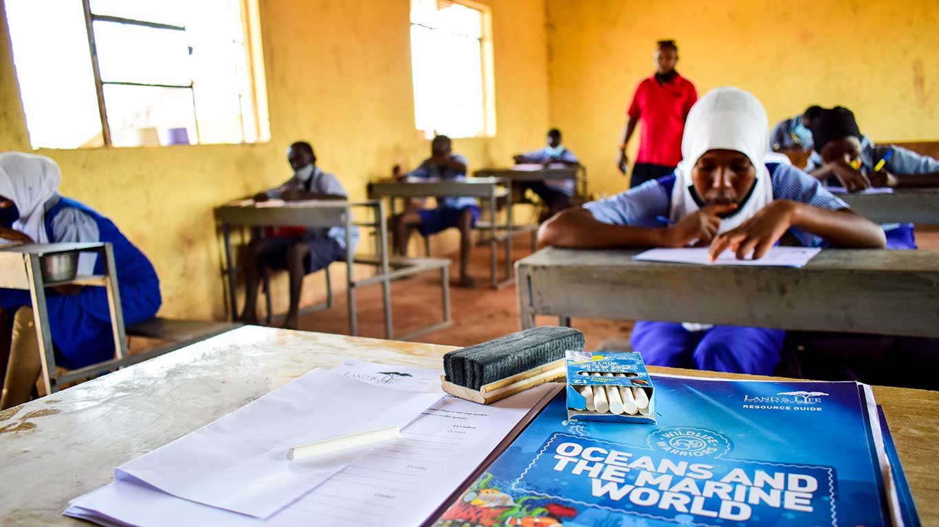 WWP scholarship exam at Kachiuru Primary