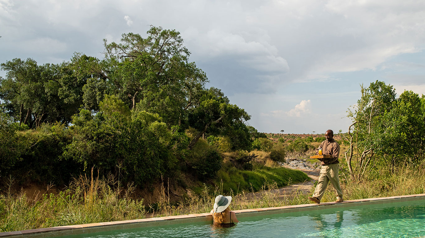 Elewana Sand River Infinity Pool