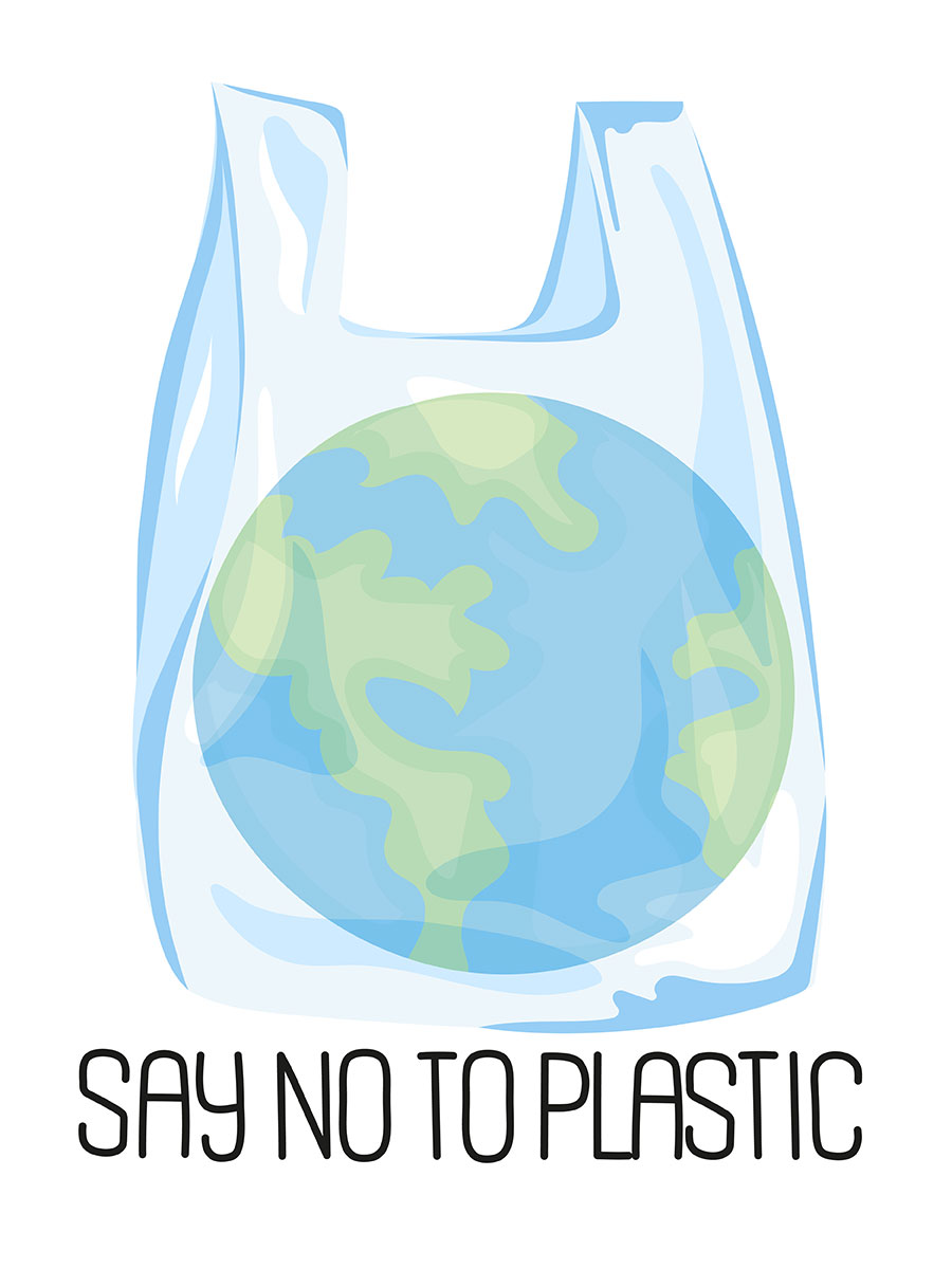 say no to plastic
