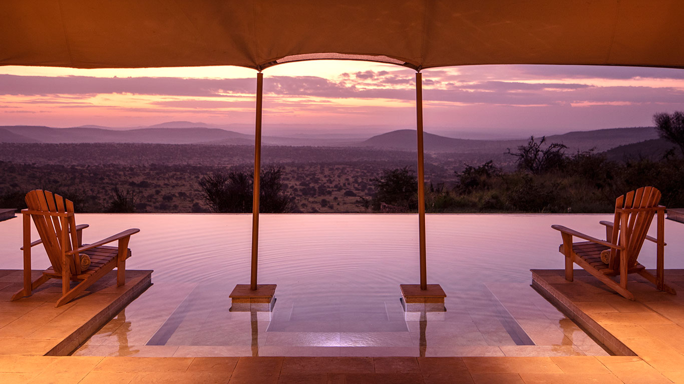 Elewana Loisba Lodo Springs Accommodation spectacular infinity pool