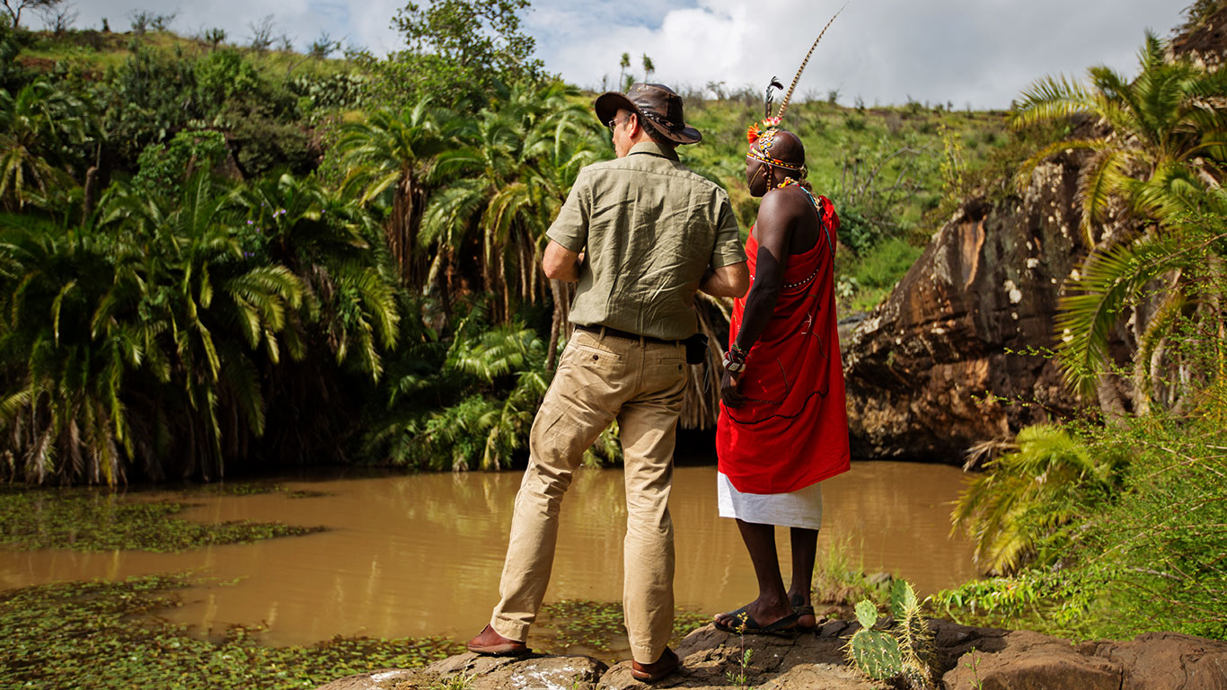 Loisaba Tented Camp activities guided bush walk
