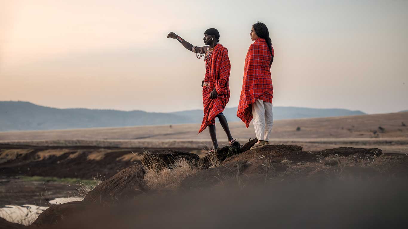 Setting Up Bush Dinner